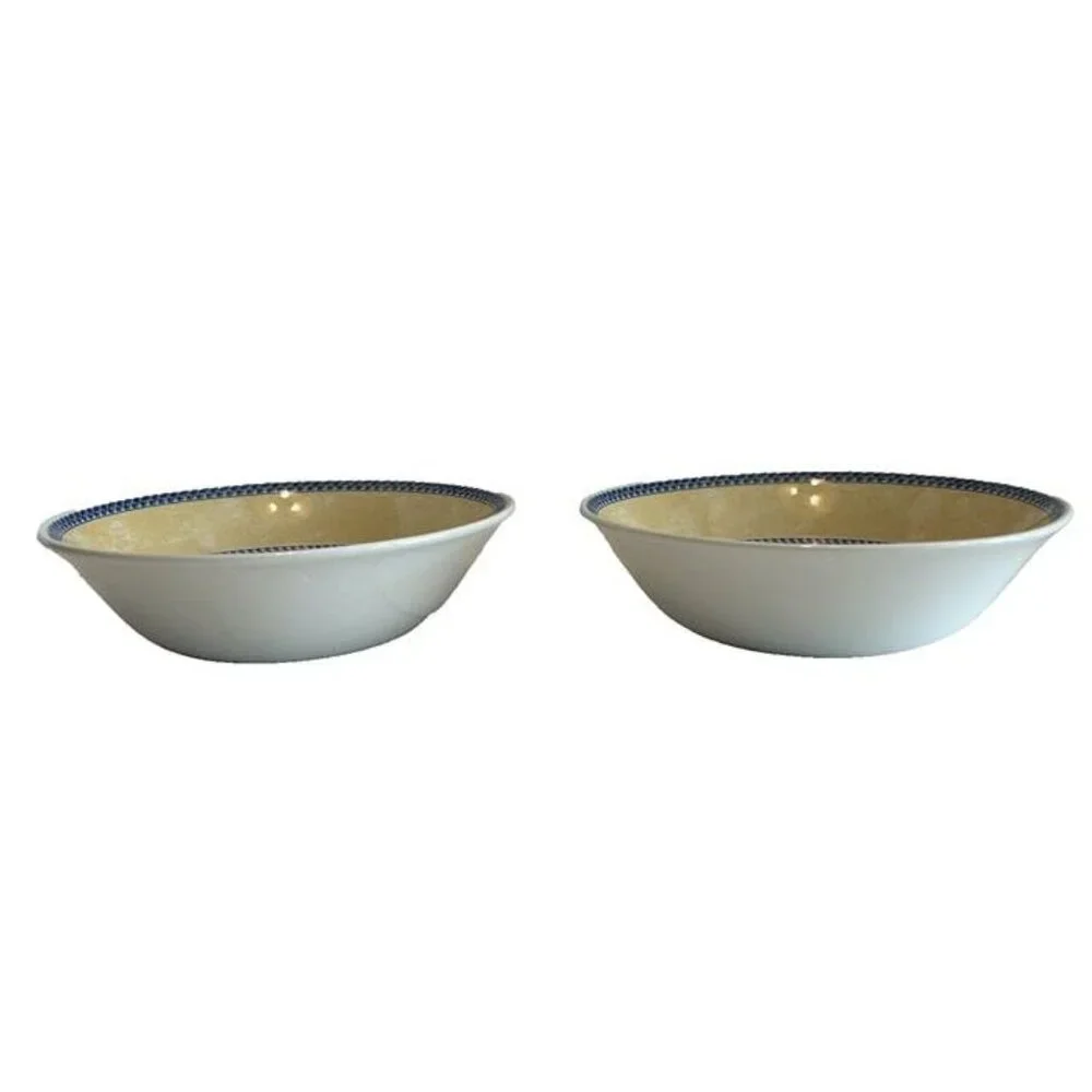 Yr 2000 Vtg CHURCHILL American Heritage Millennium BASEBALL STADIUM Cereal Bowls